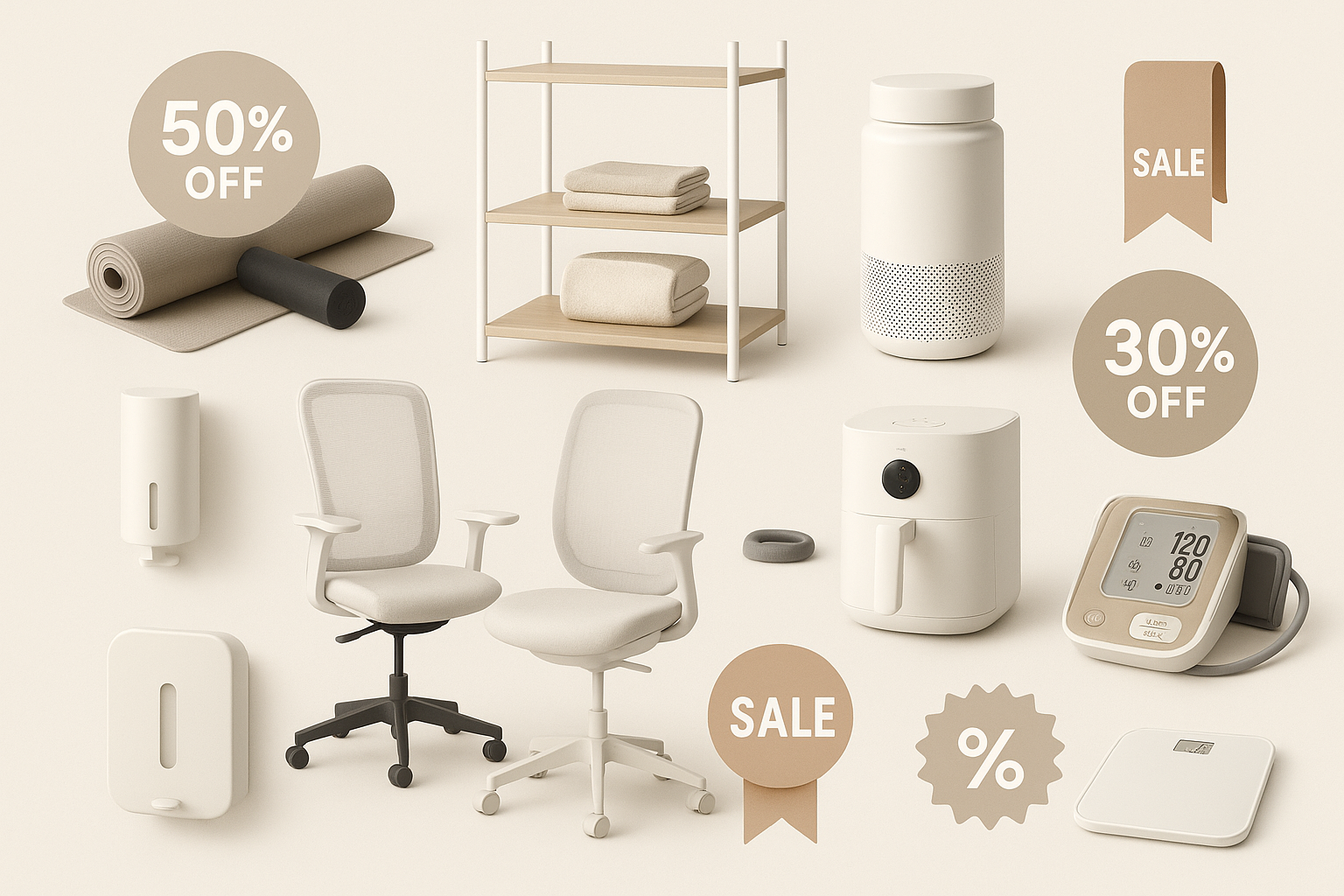 great! but change product photos from 'clothing and accessories' to 'home and health improvement products'